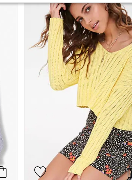 Open-knit cropped sweater - Picture 6 of 8